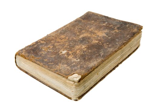 Antique book isolated on a white background