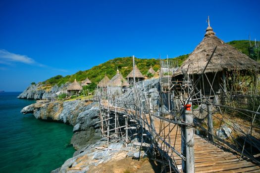 Countryside of si chang view island,Bhonburi Thailand