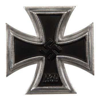 The German iron cross of 1 class. isolated, on a white background