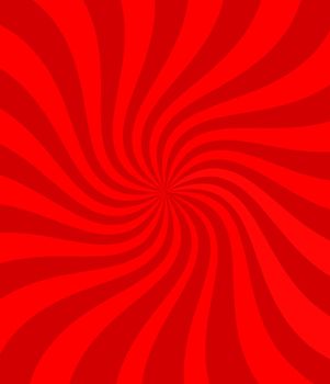 Illustration of a red twisted background