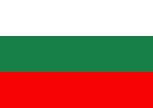 Illustrated flag of Bulgaria