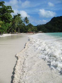 Beautifull seaside view on Mae island, Seychelles
