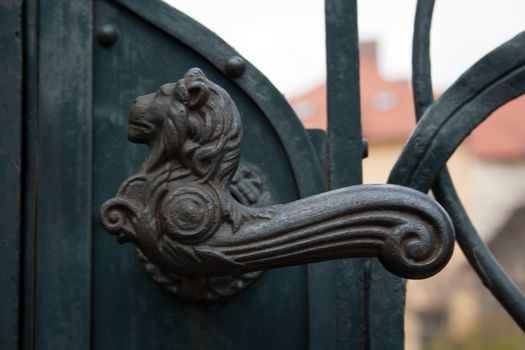 Lionhead door handle