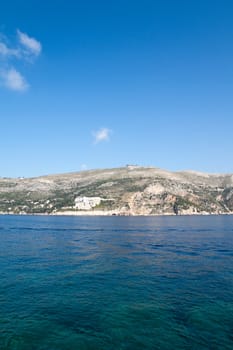 The beautiful coastline of Dubrovnik, Croatia 
