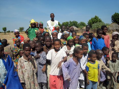 group of children in north Cameroon