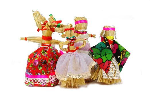 Slavic holiday carnival handmade dolls