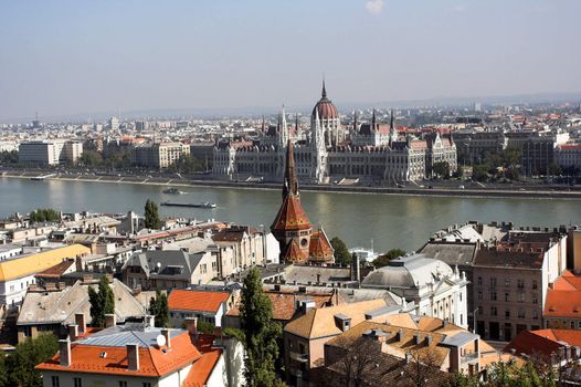 Panoramic view from Budapest,Hungary