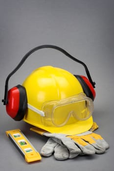 Safety gear kit close up
