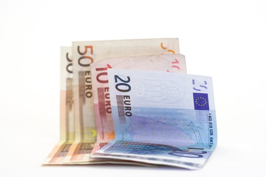 euro bills  close up,shallow dof