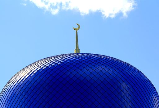 Roof of Islam temple of the South Russia