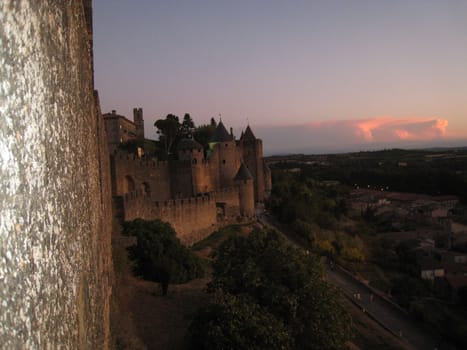 Carcassonne is a medieval city in south  France