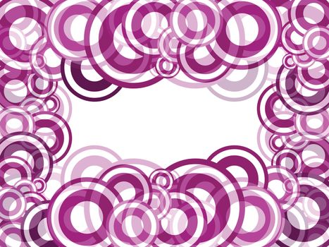 abstract circles background, vector art illustration