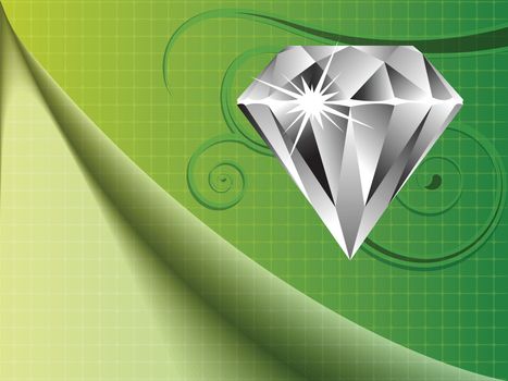 diamond background, abstract vector art illustration