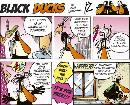 Black Ducks Comic Strip episode 9