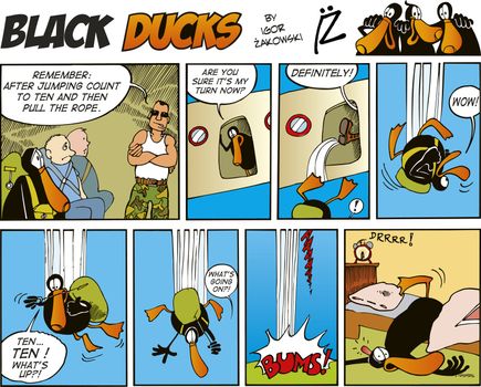 Black Ducks Comic Strip episode 8