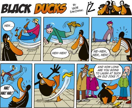 Black Ducks Comic Strip episode 6