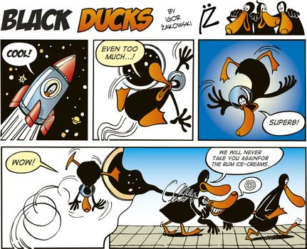Black Ducks Comic Strip episode 1