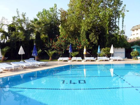 Waterpool in Turkey hotel