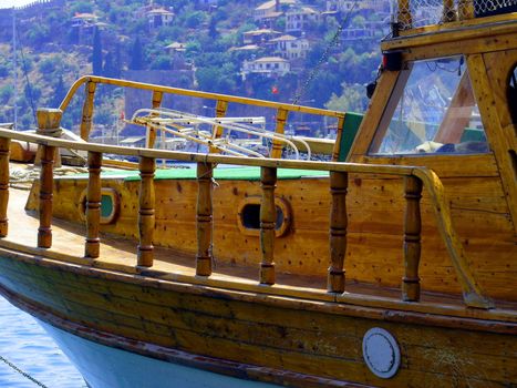 Boat in Alania bay - Tourkey