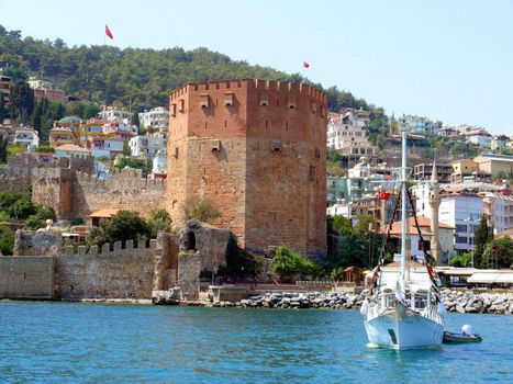 Boat in Alania bay - Tourkey