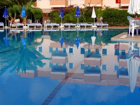 Reflection in the waterpool - Turkey