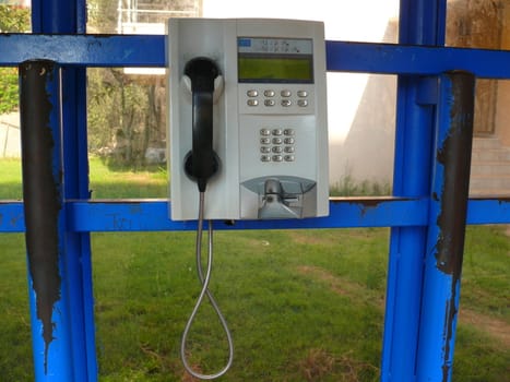 Public phone in Turkey