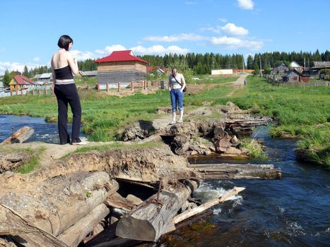 Broken bridge of relationship