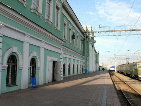 Old railway station in Chelyabinsk