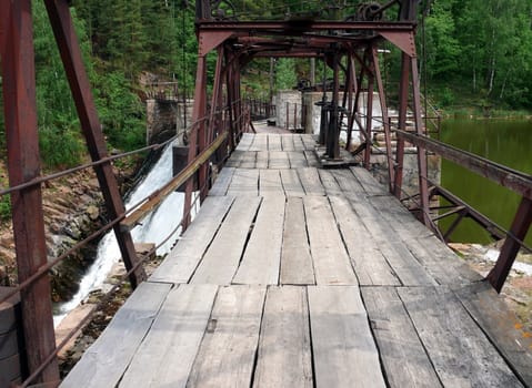 Dam on Satka river - Ural