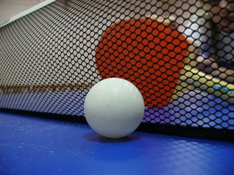Pingpong ball and racket