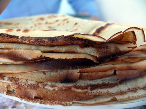 traditional russian meal - pancakes