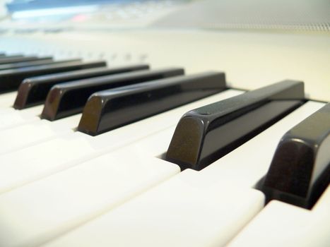 keyboard of piano