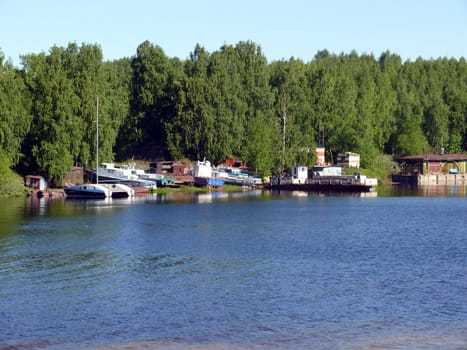 Old boats in the beach