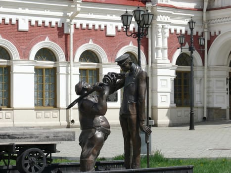 Monument of railroad engineers - Yekaterinburg