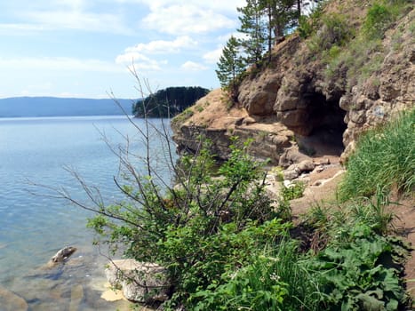 Lake Turgoyak in Chelyabinsk area