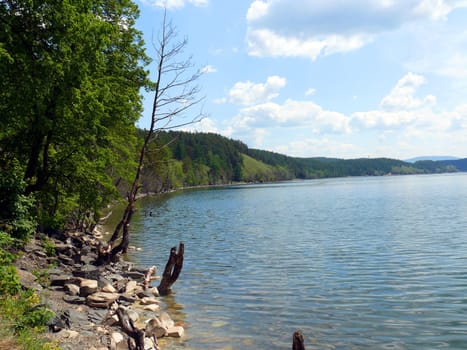 Lake Turgoyak in Chelyabinsk area