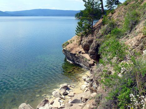 Lake Turgoyak in Chelyabinsk area