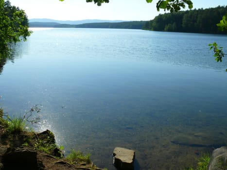 Lake Turgoyak in Chelyabinsk area