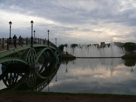 Pond in Tsaritsyno park - Moscow