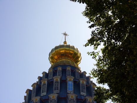 Cupola in New Jerusalem monastery - Russia