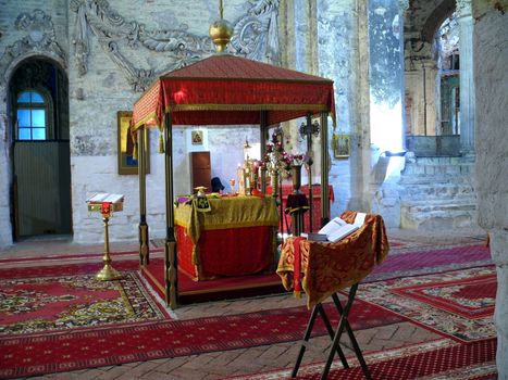Altar in New Jerusalem monastery - Russia