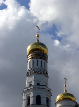 belfry of Ivan the Great in the Kremlin Territory