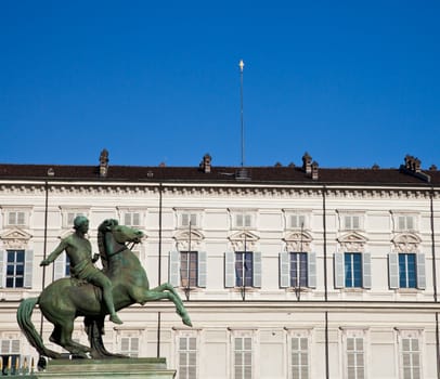 Example of elegant architecture in Torino - Turin - Italy