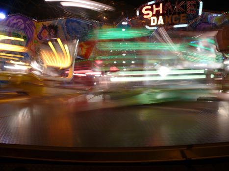 Carousel in the night