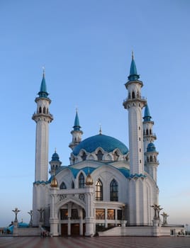 Mosque Kul Sharif in Kazan Kremlin. Russia
