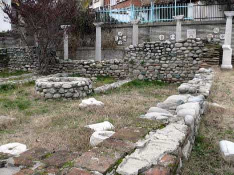 Old Christian ruins in Sandanski, Bulgaria