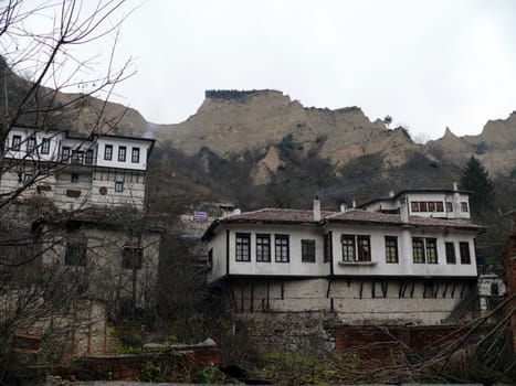 Sandstone rocks in Melnik,Bulgaria