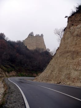 Road in the mountains