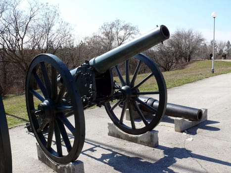 Cannon in Skobelev Park, Pleven, Bulgaria