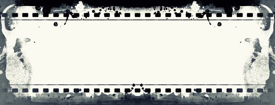 Computer designed highly detailed film frame with space for your text or image.